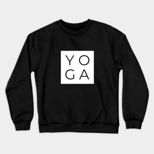 YOGA SQUARE SINGLE COLOUR WHITE - Crewneck Sweatshirt